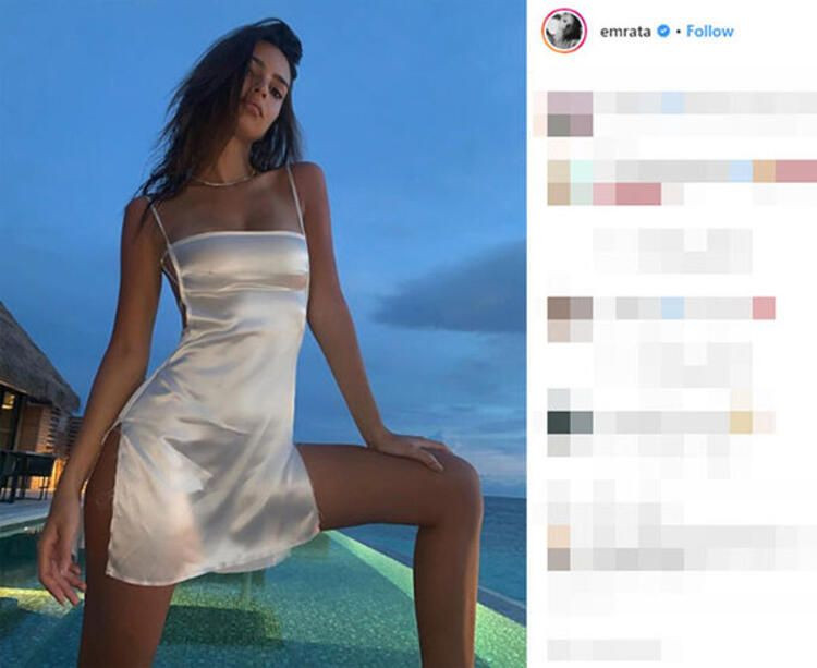 Emily Ratajkowski'nin Maldivler pozu olay oldu! - Sayfa 6