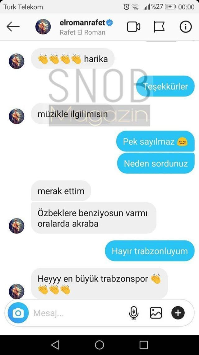 Rafet El Roman yine çapkınlıkta yakayı ele verdi! Takipçisi mesajlarını ifşa etti! - Sayfa 7