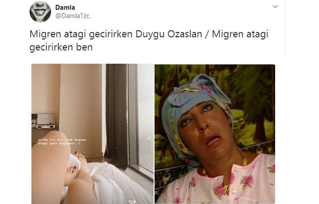 Duygu Özaslan'ın bacaklı migren paylaşımı alay konusu oldu! - Sayfa 7