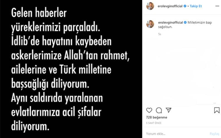 Şehit haberleri yürekleri yaktı! Ünlülerden İdlib paylaşımları - Sayfa 7