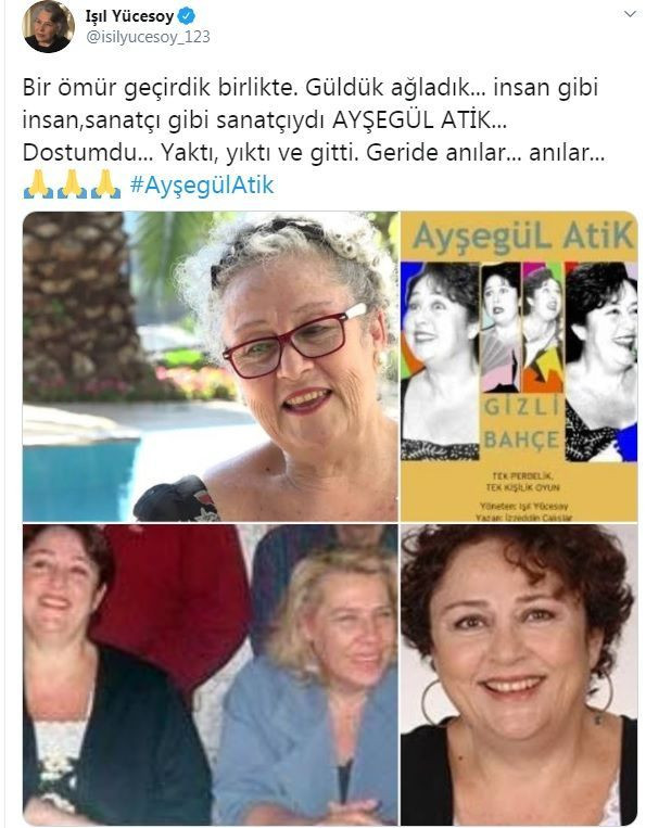 Sanat dünyasından Ayşegül Atik'e veda mesajları - Sayfa 2