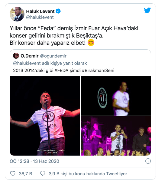 Haluk Levent'ten Beşiktaş'a konser desteği! - Sayfa 6