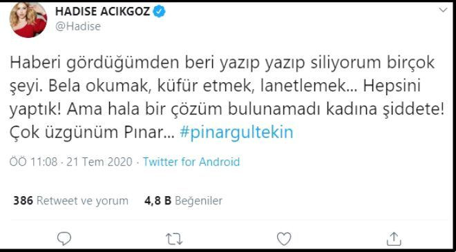 Boğuldu, yakıldı, ormana atıldı! Pınar'ın yürek yakan ölümüne ünlü isimler böyle isyan etti - Sayfa 4