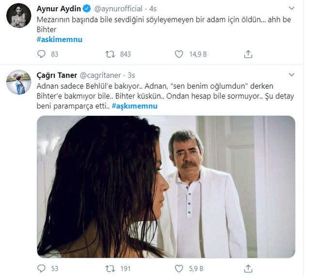 Aşk-ı Memnu final bölümüyle sosyal medyayı salladı! Bihter ve Behlül unutulmadı! - Sayfa 6