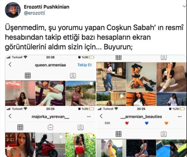 Coşkun Sabah Instagram'da kızı Roza'ya yasakladı ama takip ettiği hesaplar olay! - Sayfa 13