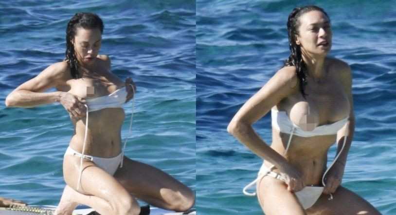 Lilly Becker bikinisinin üstünü çözünce göğüsleri açıldı - Sayfa 1