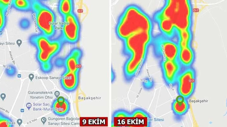 İşte İstanbul'da ilçe ilçe koronavirüs haritası! Son 7 günde değişti... - Sayfa 10