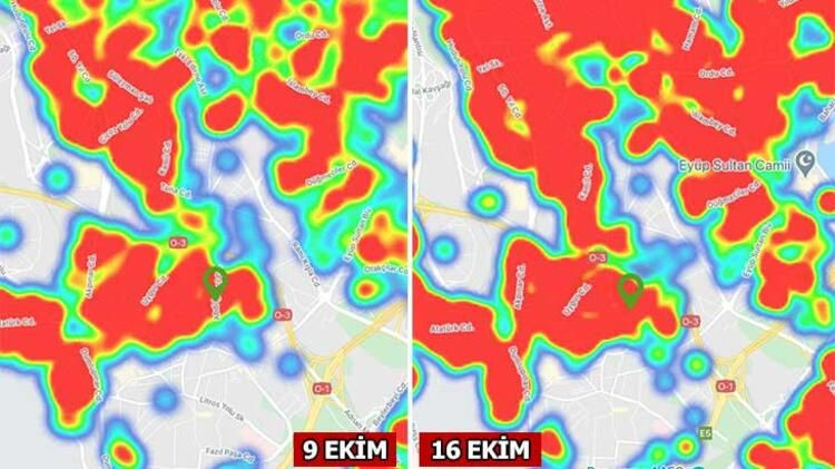 İşte İstanbul'da ilçe ilçe koronavirüs haritası! Son 7 günde değişti... - Sayfa 11