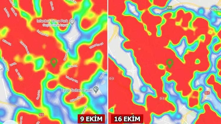 İşte İstanbul'da ilçe ilçe koronavirüs haritası! Son 7 günde değişti... - Sayfa 23