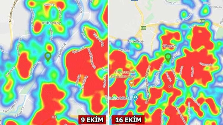 İşte İstanbul'da ilçe ilçe koronavirüs haritası! Son 7 günde değişti... - Sayfa 26