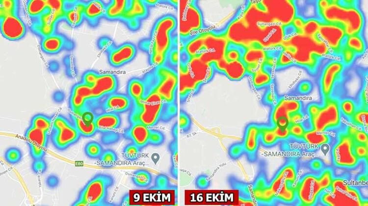 İşte İstanbul'da ilçe ilçe koronavirüs haritası! Son 7 günde değişti... - Sayfa 31