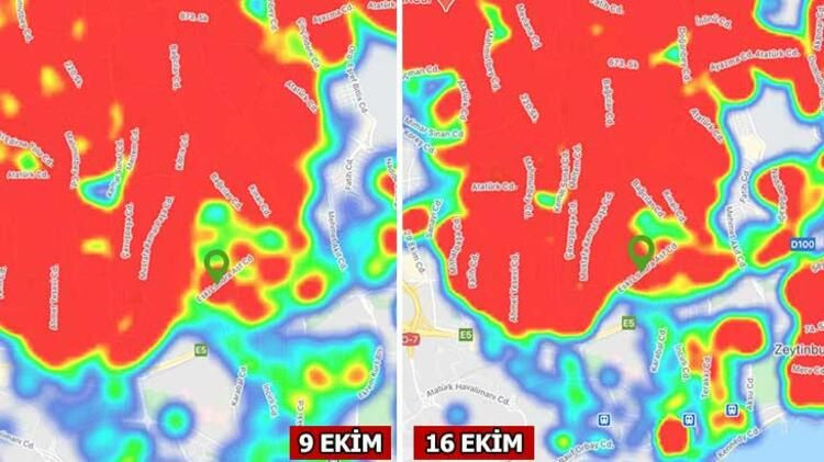 İşte İstanbul'da ilçe ilçe koronavirüs haritası! Son 7 günde değişti... - Sayfa 8