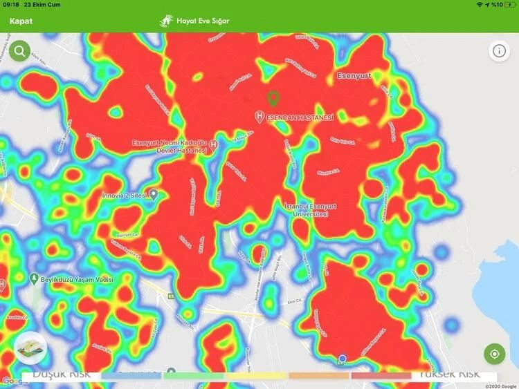 İstanbul koronavirüs haritası şoke etti! İşte ilçelerin durumu... - Sayfa 19