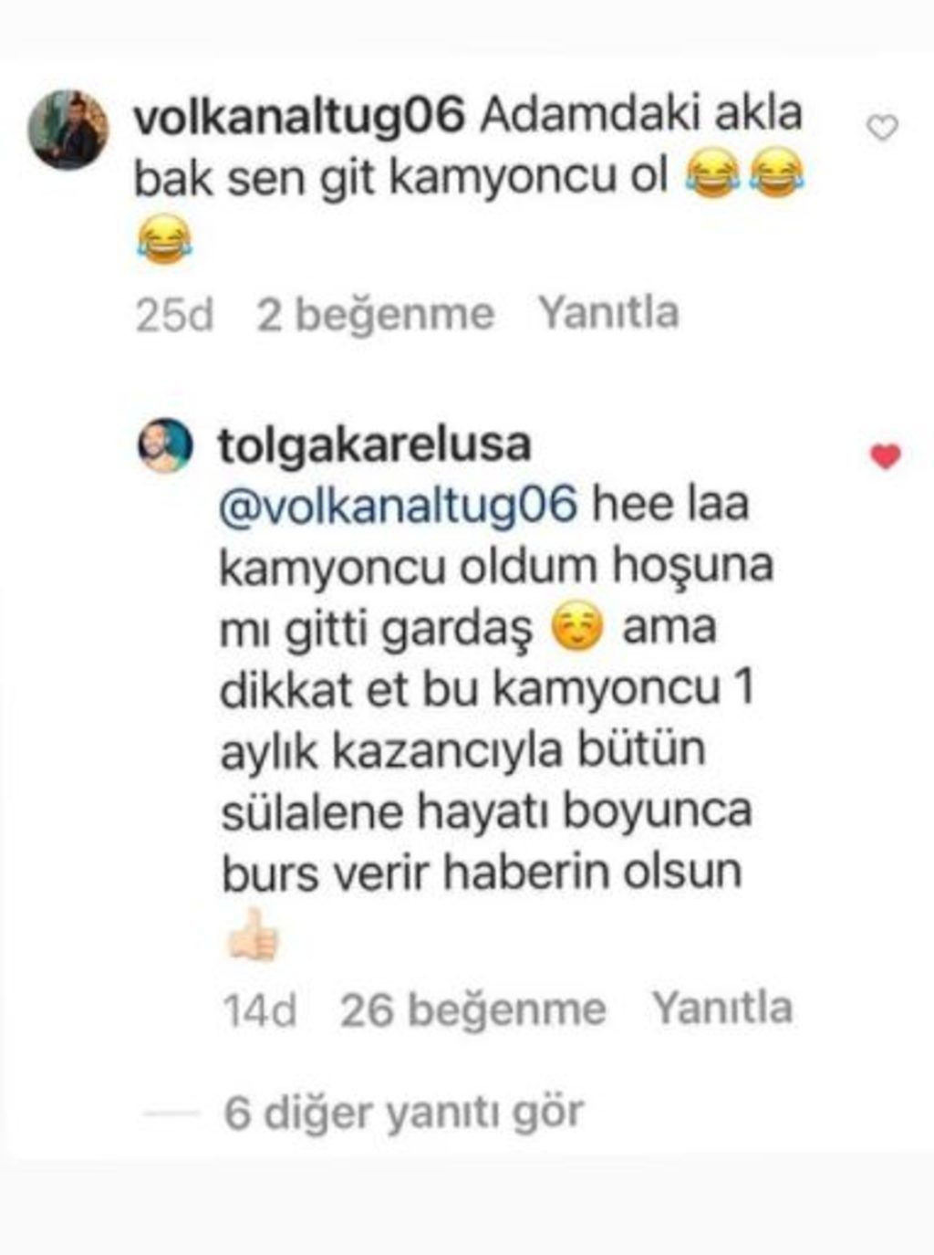 Tolga Karel'den takipçisine olay yanıt! - Sayfa 4