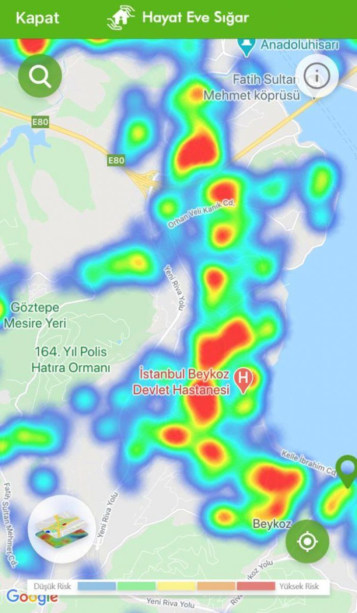 İstanbul koronavirüs risk haritasında ilçelere göre son durum - Sayfa 11