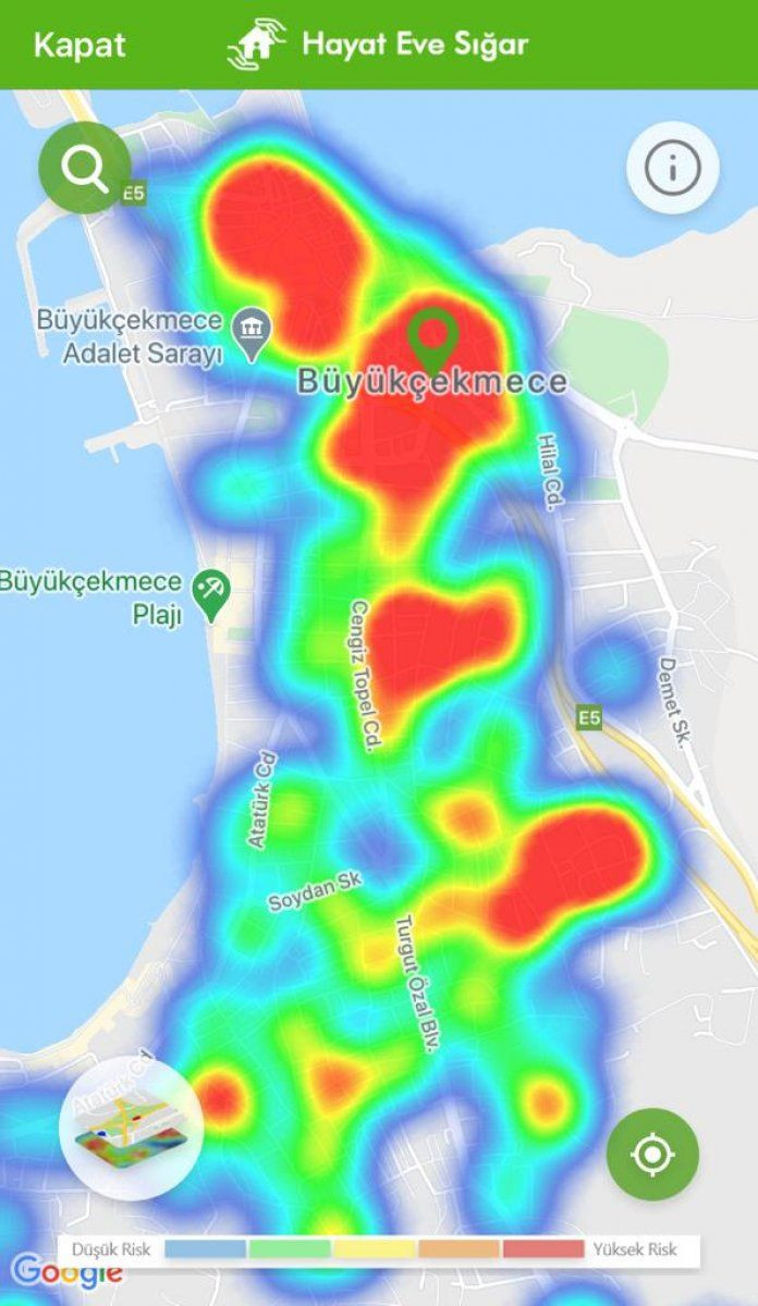 İstanbul koronavirüs risk haritasında ilçelere göre son durum - Sayfa 14