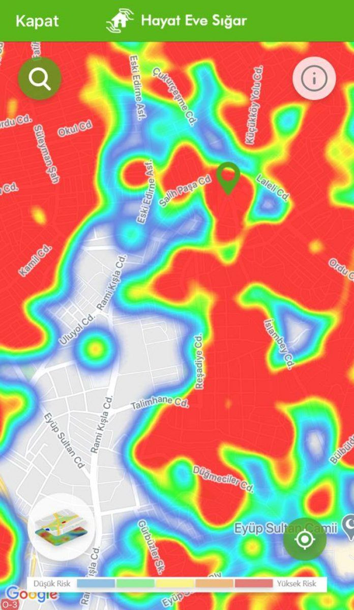 İstanbul koronavirüs risk haritasında ilçelere göre son durum - Sayfa 21