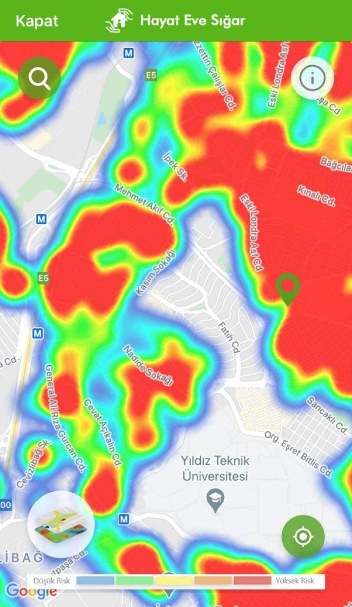 İstanbul koronavirüs risk haritasında ilçelere göre son durum - Sayfa 22