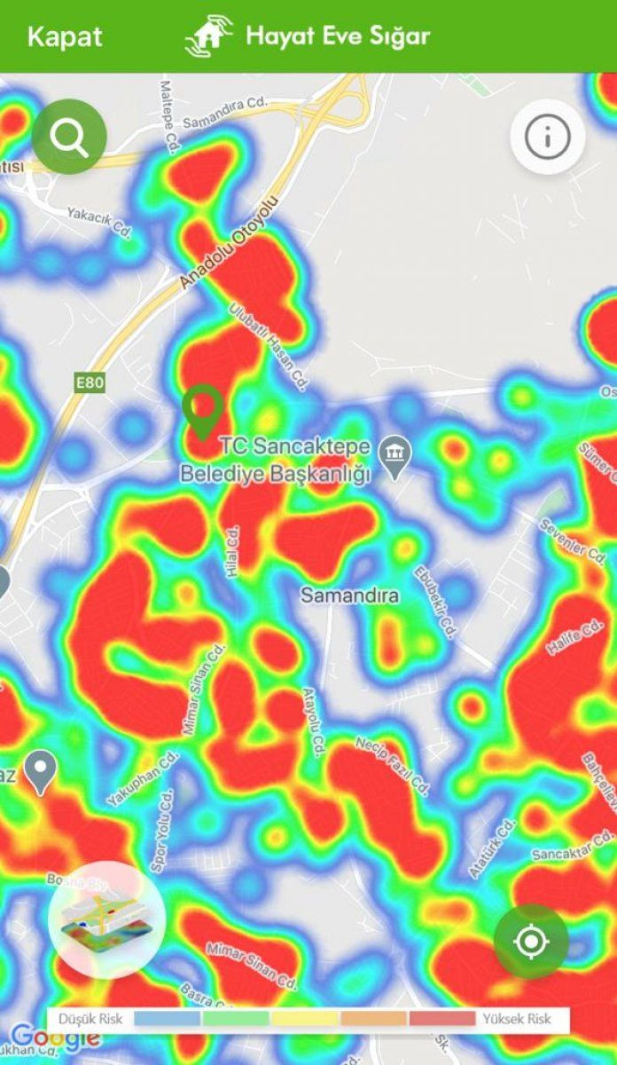 İstanbul koronavirüs risk haritasında ilçelere göre son durum - Sayfa 29