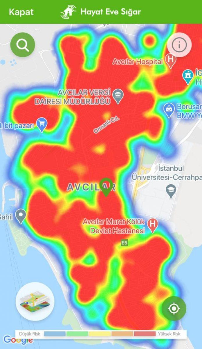 İstanbul koronavirüs risk haritasında ilçelere göre son durum - Sayfa 3