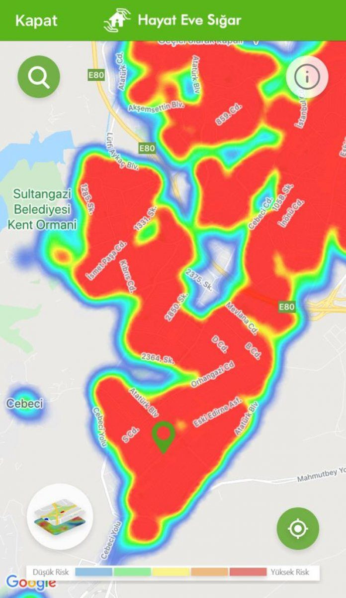 İstanbul koronavirüs risk haritasında ilçelere göre son durum - Sayfa 33