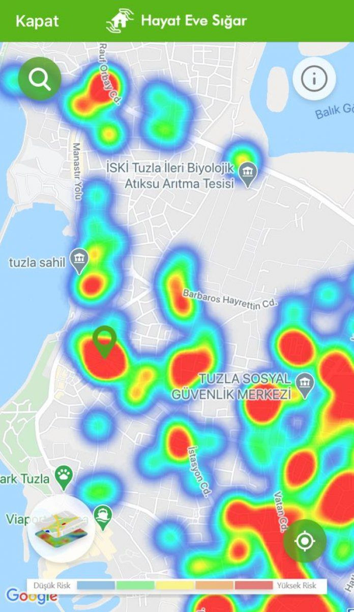 İstanbul koronavirüs risk haritasında ilçelere göre son durum - Sayfa 36