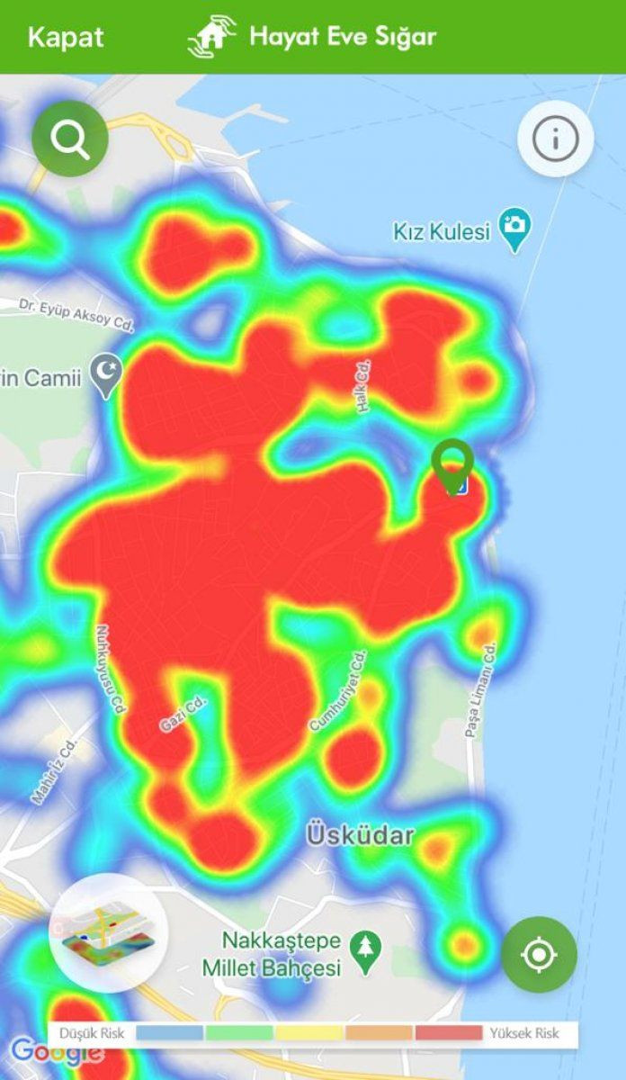 İstanbul koronavirüs risk haritasında ilçelere göre son durum - Sayfa 38