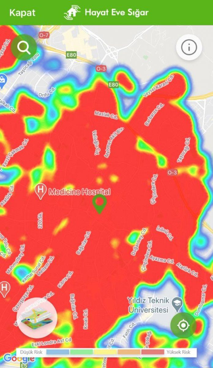 İstanbul koronavirüs risk haritasında ilçelere göre son durum - Sayfa 5