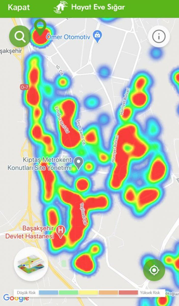 İstanbul koronavirüs risk haritasında ilçelere göre son durum - Sayfa 8