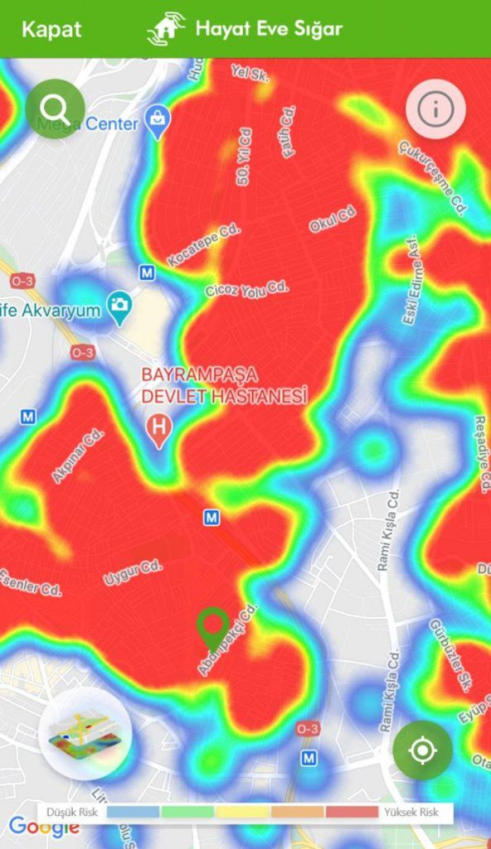 İstanbul koronavirüs risk haritasında ilçelere göre son durum - Sayfa 9