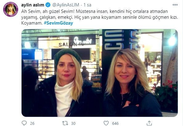 Sevim Gözay için arkadaşlarından veda mesajları - Sayfa 7