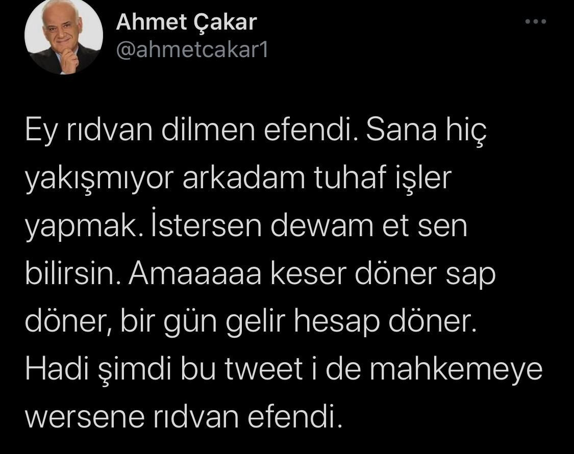 Ahmet Çakar'dan Rıdvan Dilmen'e sert sözler: Erdoğan'dan güç devşirme - Sayfa 3