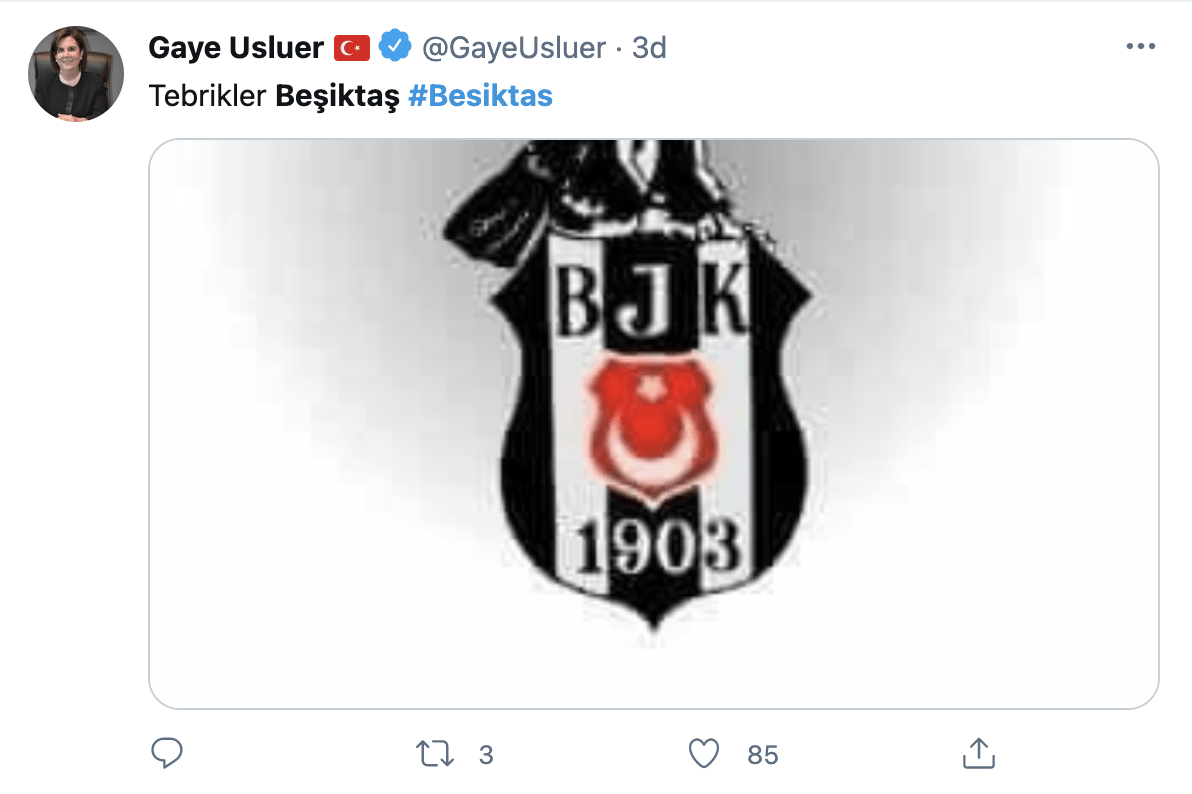 Siyasilerden ve ünlü isimlerden şampiyon Beşiktaş'a tebrik - Sayfa 12