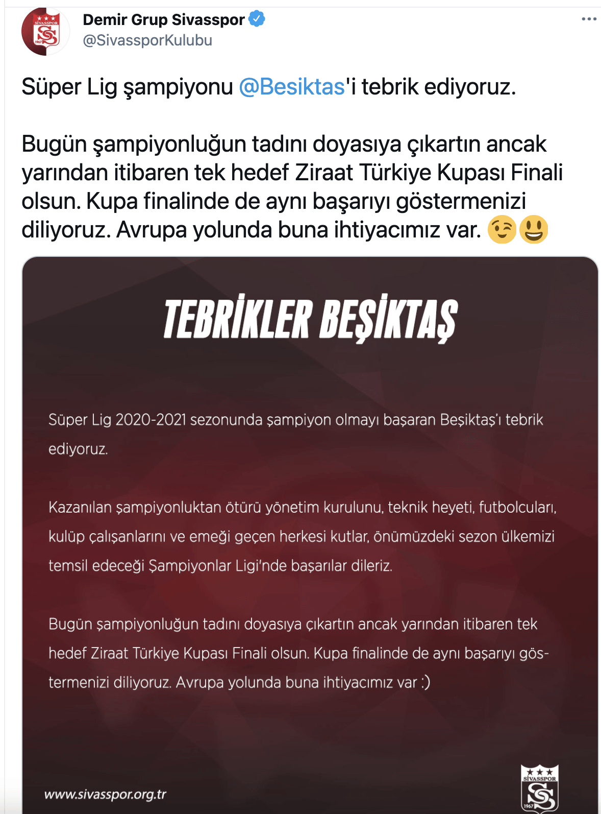 Siyasilerden ve ünlü isimlerden şampiyon Beşiktaş'a tebrik - Sayfa 17