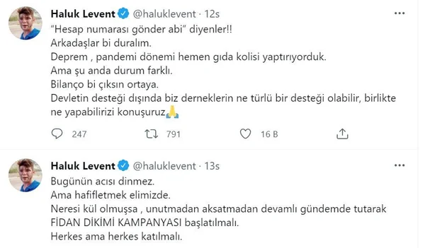 Manavgat yangını sonrası Haluk Levent Twitter'da TT oldu: "Beni övmeyin!" - Sayfa 11