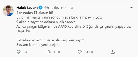 Manavgat yangını sonrası Haluk Levent Twitter'da TT oldu: "Beni övmeyin!" - Sayfa 3