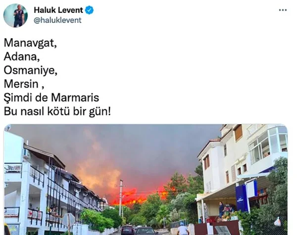 Manavgat yangını sonrası Haluk Levent Twitter'da TT oldu: "Beni övmeyin!" - Sayfa 8