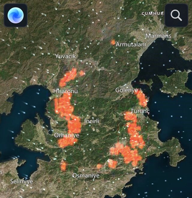 Yangınların uydu görüntüsü ortaya çıktı! İşte dehşetin büyüklüğü… - Sayfa 6