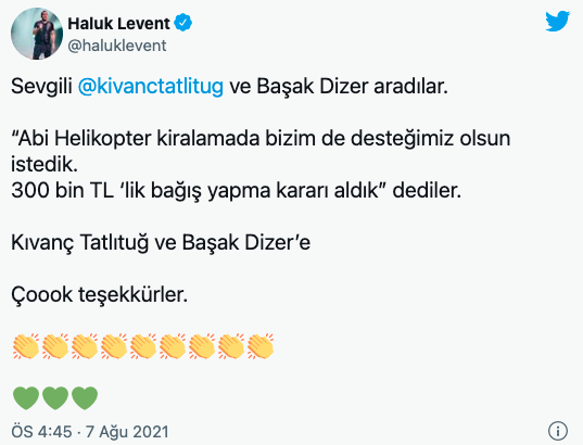 Haluk Levent açıkladı: Kıvanç Tatlıtuğ ile Başak Dizer çiftinden büyük yardım! - Sayfa 2