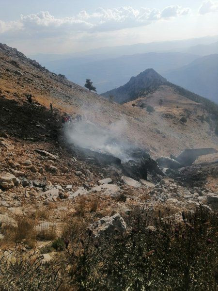 Kahramanmaraş'ta düşen uçağın enkazından ilk görüntüler geldi - Sayfa 3