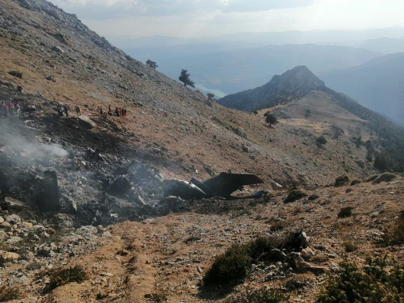 Kahramanmaraş'ta düşen uçağın enkazından ilk görüntüler geldi - Sayfa 9