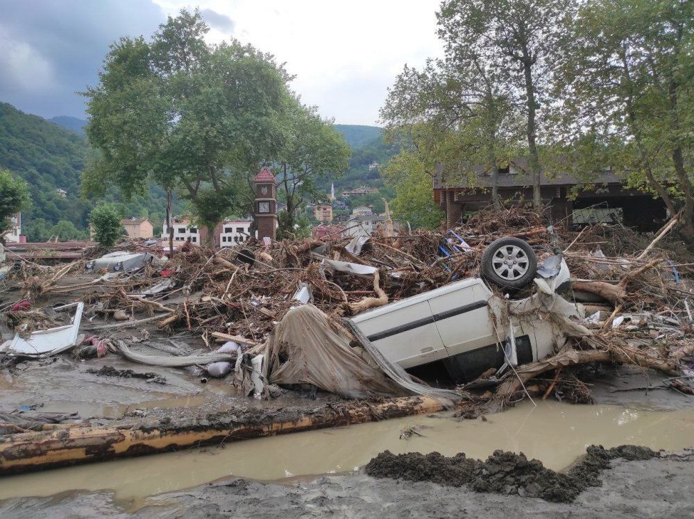 Sel felaketini yaşayan Kastamonu ve Sinop uzaydan görüntülendi - Sayfa 2