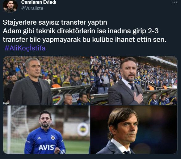 Fenerbahçe taraftarı Twitter gündeminde: Ali Koç istifa! - Sayfa 1