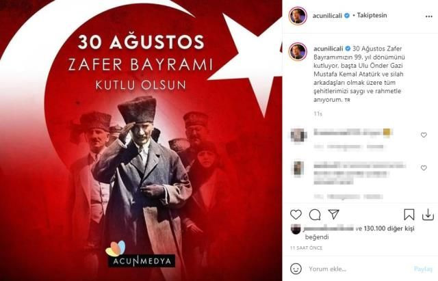 Büyük Taarruz'un 99. yılı! Ünlü isimlerden '30 Ağustos' paylaşımları - Sayfa 13