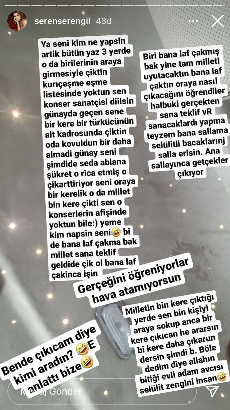 Seren Serengil Gülben Ergen'e bu kez fena patladı! 'Evli adam avcısı!' - Sayfa 8