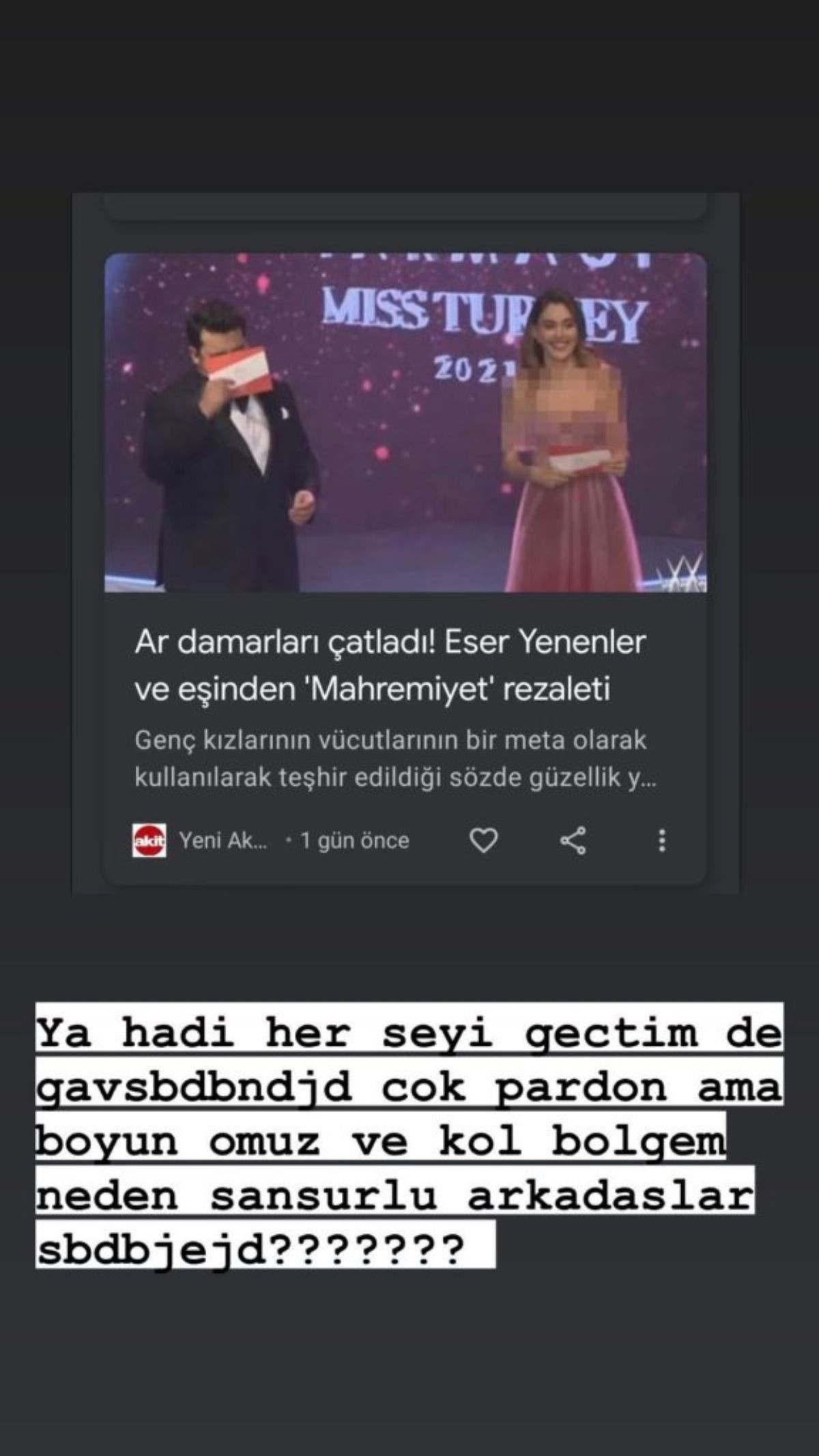 Berfu Yenenler'den Yeni Akit'e bir gönderme daha! 'Ar damarımı sansürleyerek...' - Sayfa 3