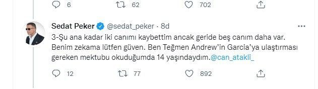 Sedat Peker'den Can Ataklı paylaşımı! 'Filmin sonunda mahcup olacaksın' - Sayfa 7