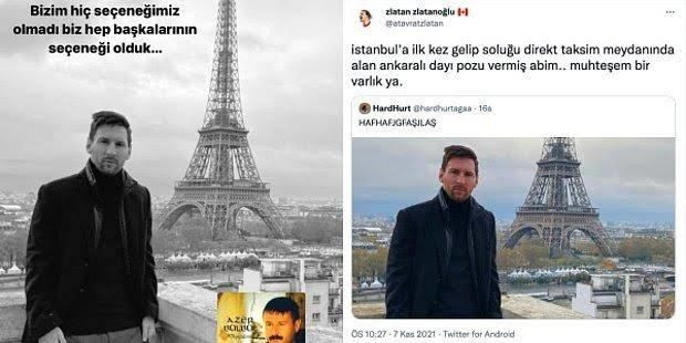 Messi'nin Eyfel pozu Türkiye'de viral oldu - Sayfa 9