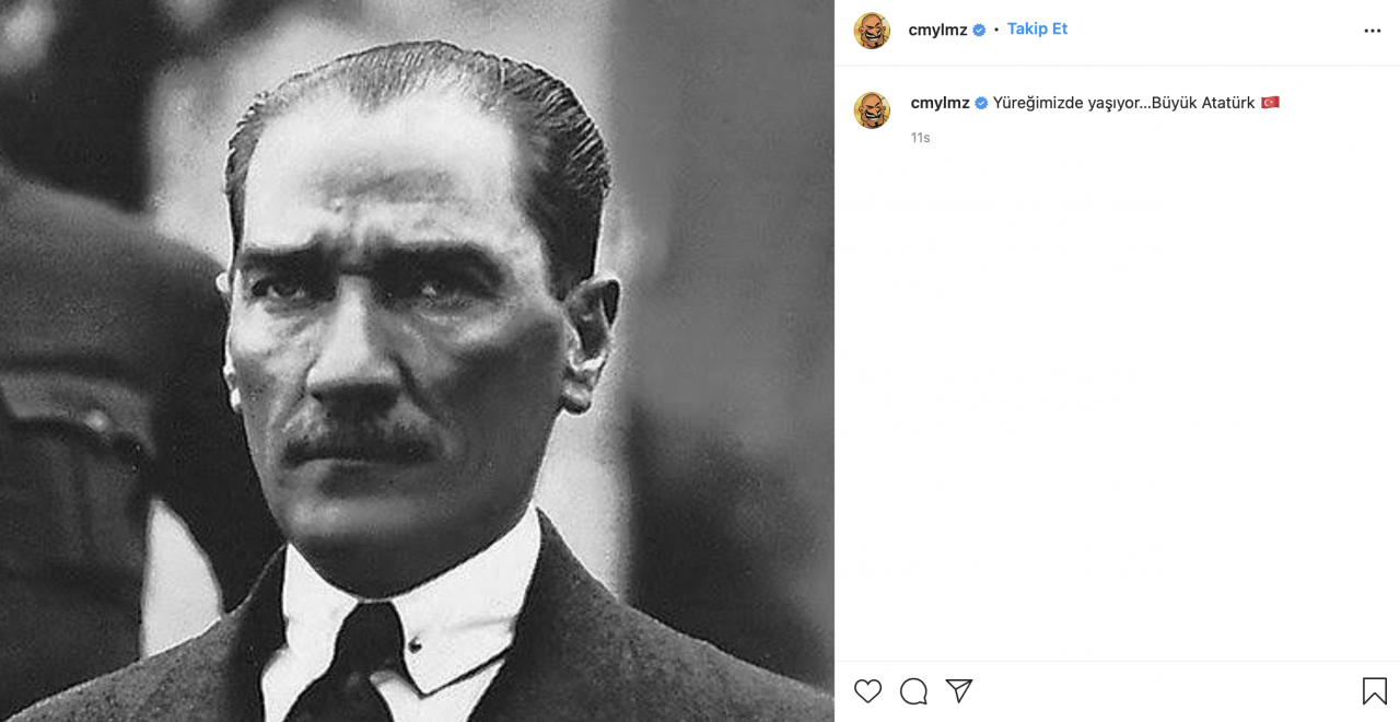 Ünlülerden 10 Kasım Atatürk paylaşımları: “Bir devrimciyi selamlayacağız” - Sayfa 4