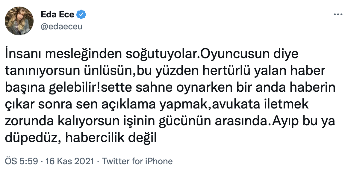 Danilo Zanna ile aşk yaşadığı iddia edilmişti... Eda Ece o haberlere ateş püskürdü! - Sayfa 6